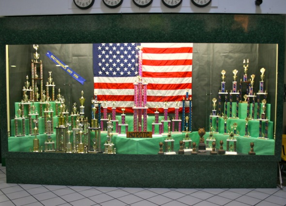 NJROTC fills up the display case with trophies