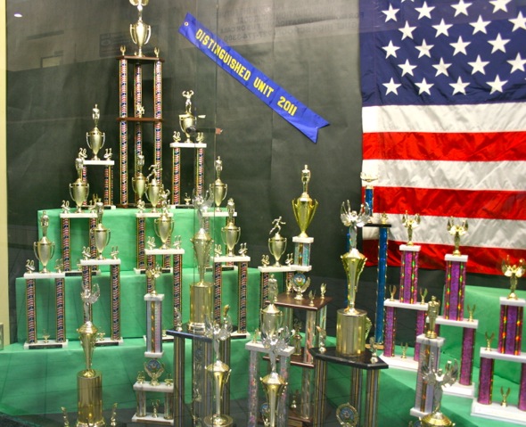 NJROTC fills up the display case with trophies