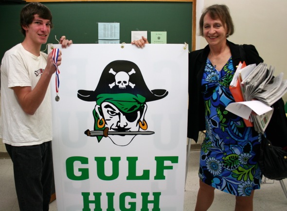 Gulf High School sign