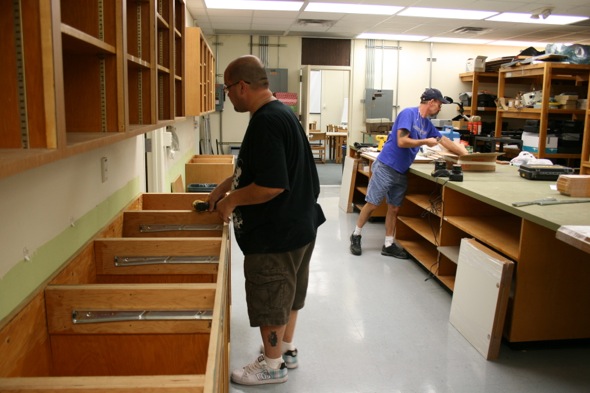 Renovations in the Media Center