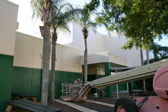 Painting continues at GHS