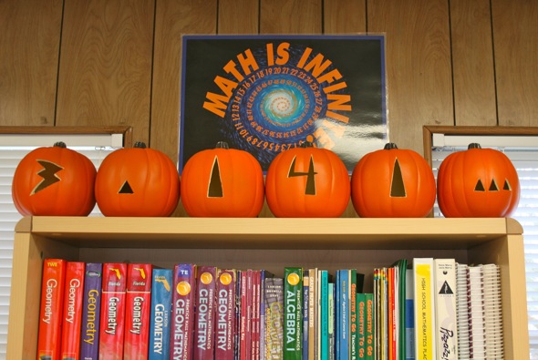 Pumpkin pi in Concilio’s classroom