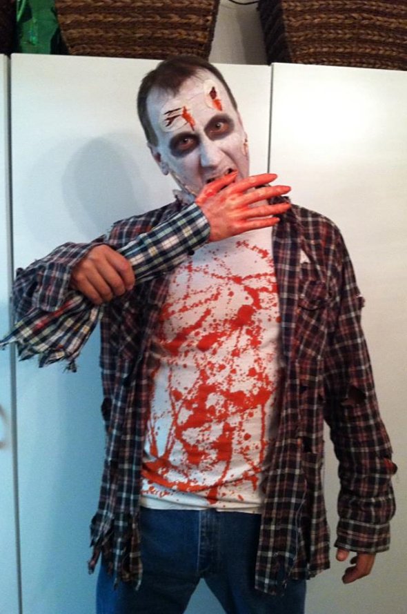 Mr. Rutherford on Halloween