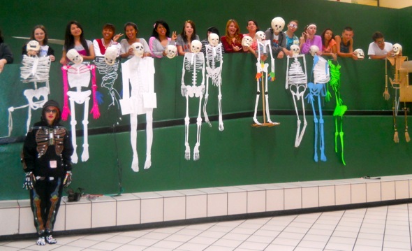 Skeletons in Mrs. Dale’s classes