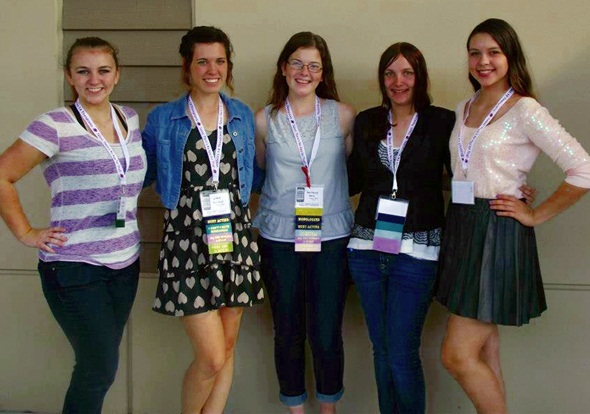 Gulf High Thespians at district competition