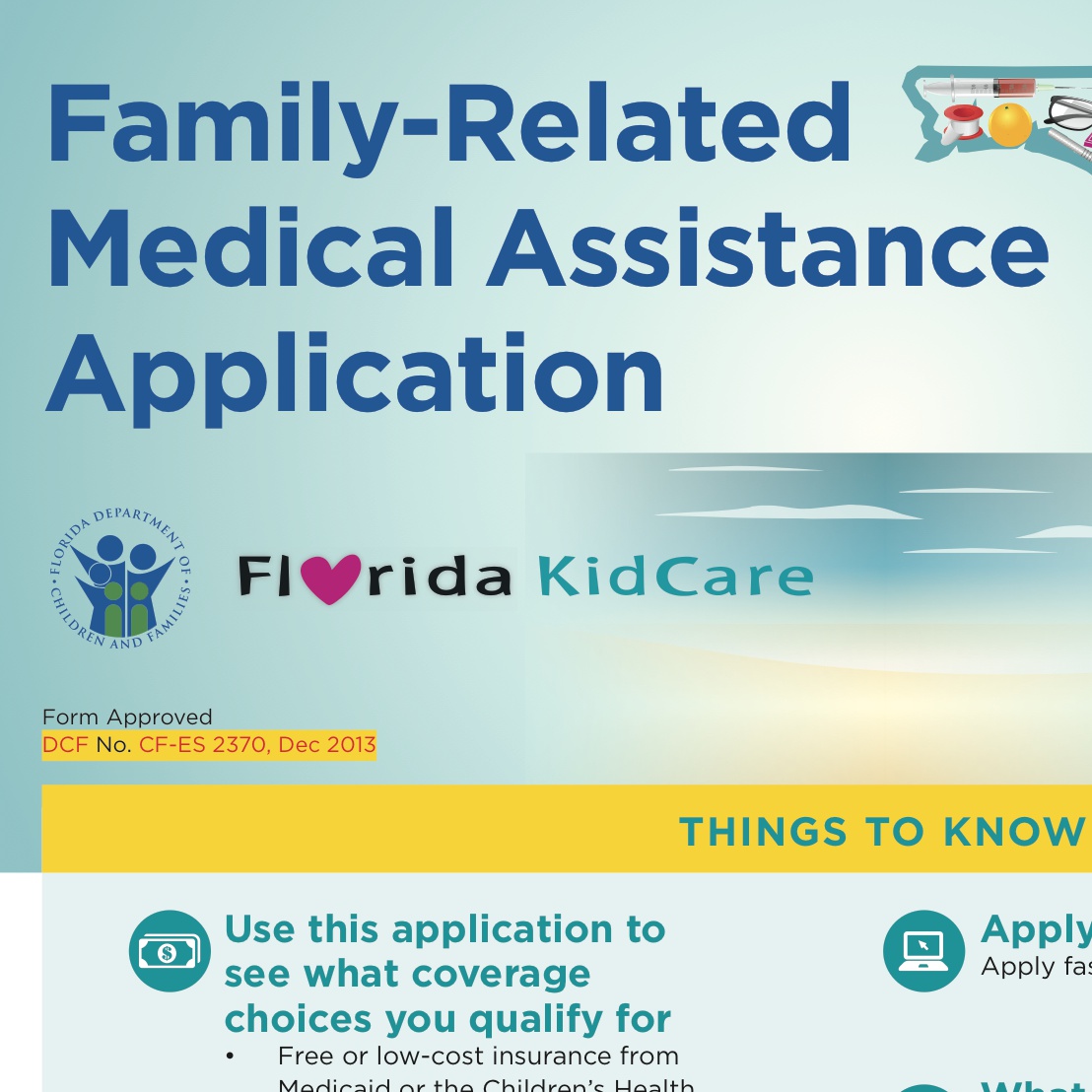 Florida KidCare application Gulf High School