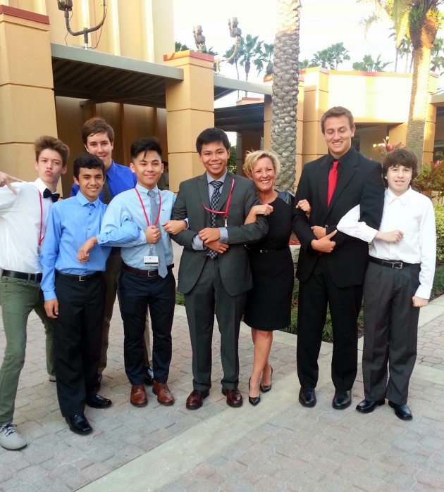 Students at Congrès, the French state competition