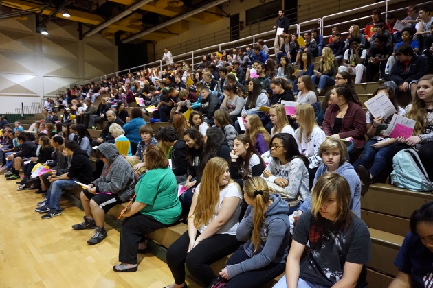 GMS 8th graders visit GHS