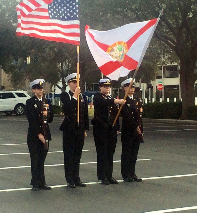 Gulf NJROTC in the East-West Shrine Bowl