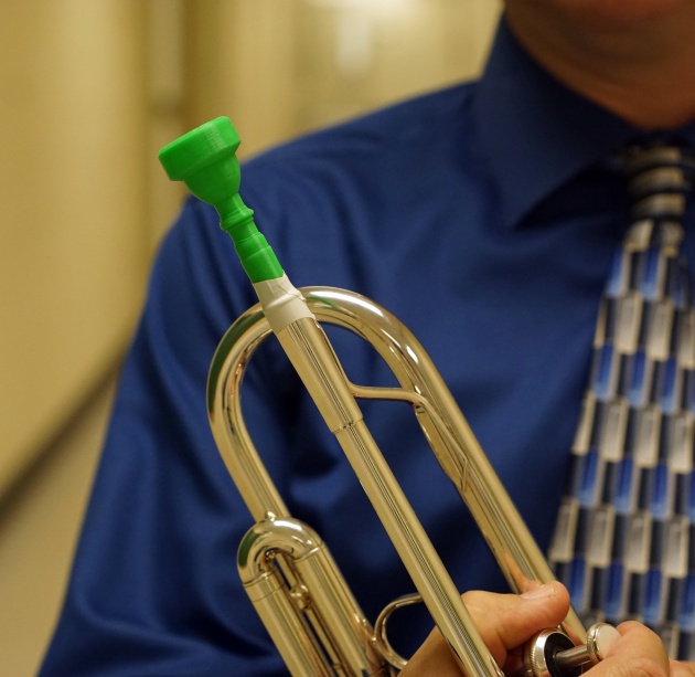 3D Printed Trumpet Mouthpiece Plastic Trumpet Mouthpiece Trumpet