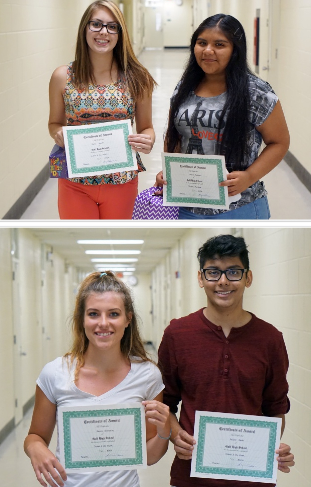 April Students of the Month (updated)