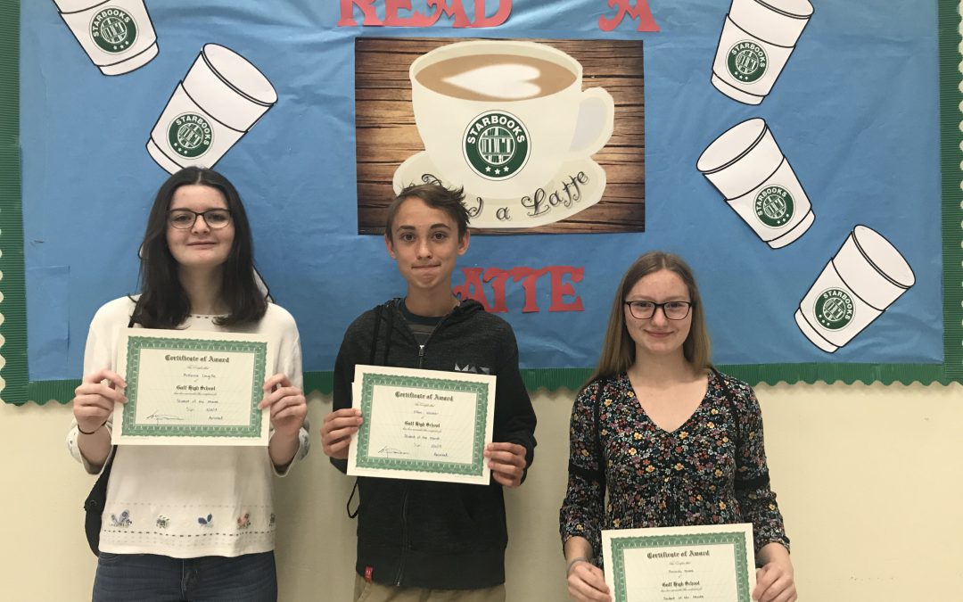 Students & Bucs of the Month Awarded
