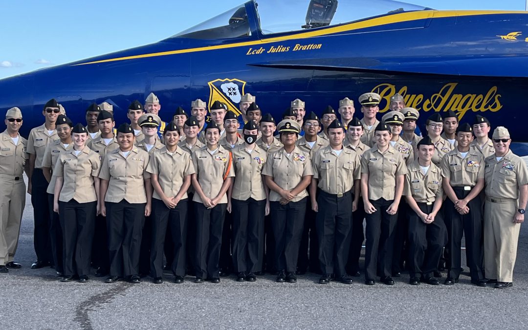 NJROTC Cadets and The Navy Blue Angels