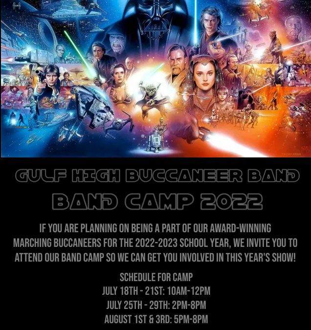 Band Camp 2022 Info