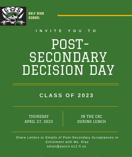 Post-Secondary Decision Day