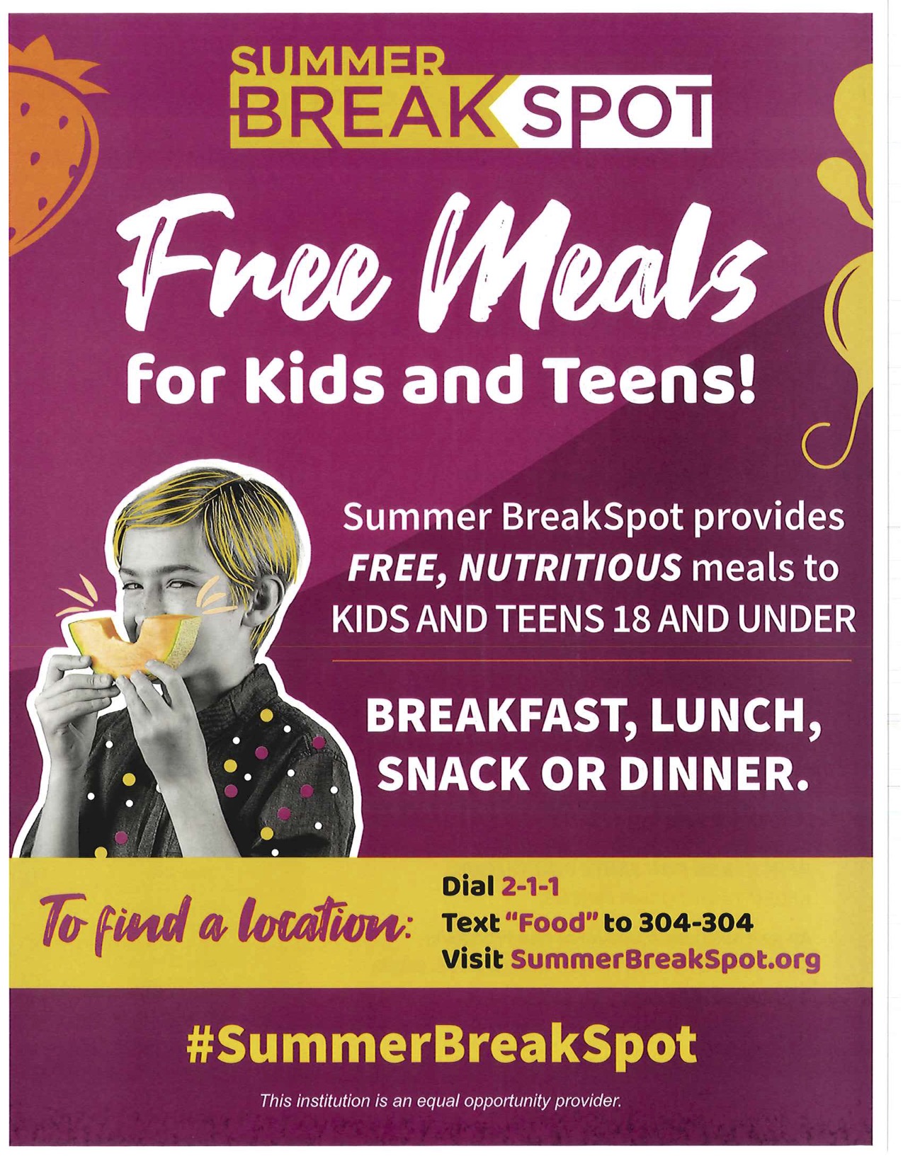 Free Summer Meals for Students | Gulf High School