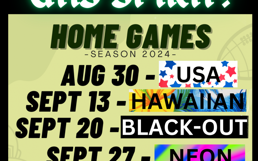 Student Spirit Themes – Home Games