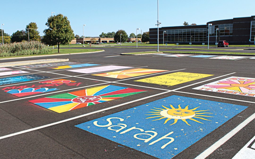 Senior Parking Spot Painting