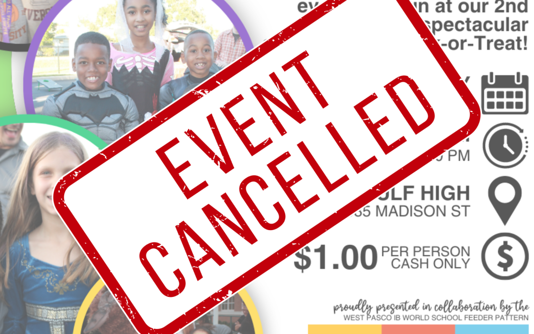 Trunk-or-Treat Cancellation