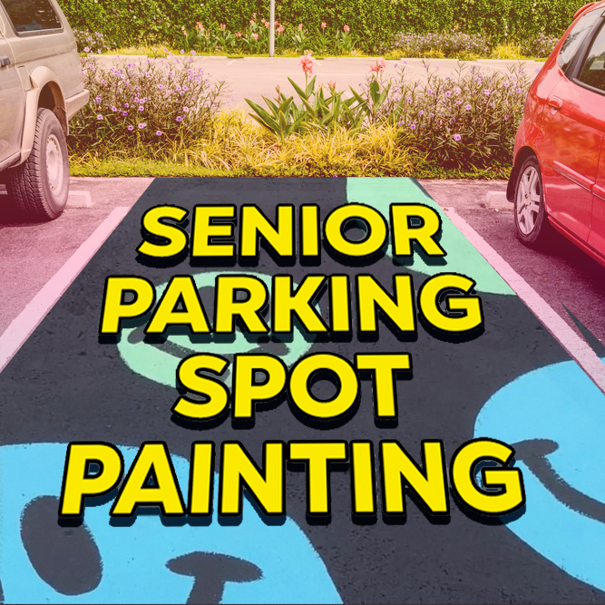 Senior Parking Space Painting